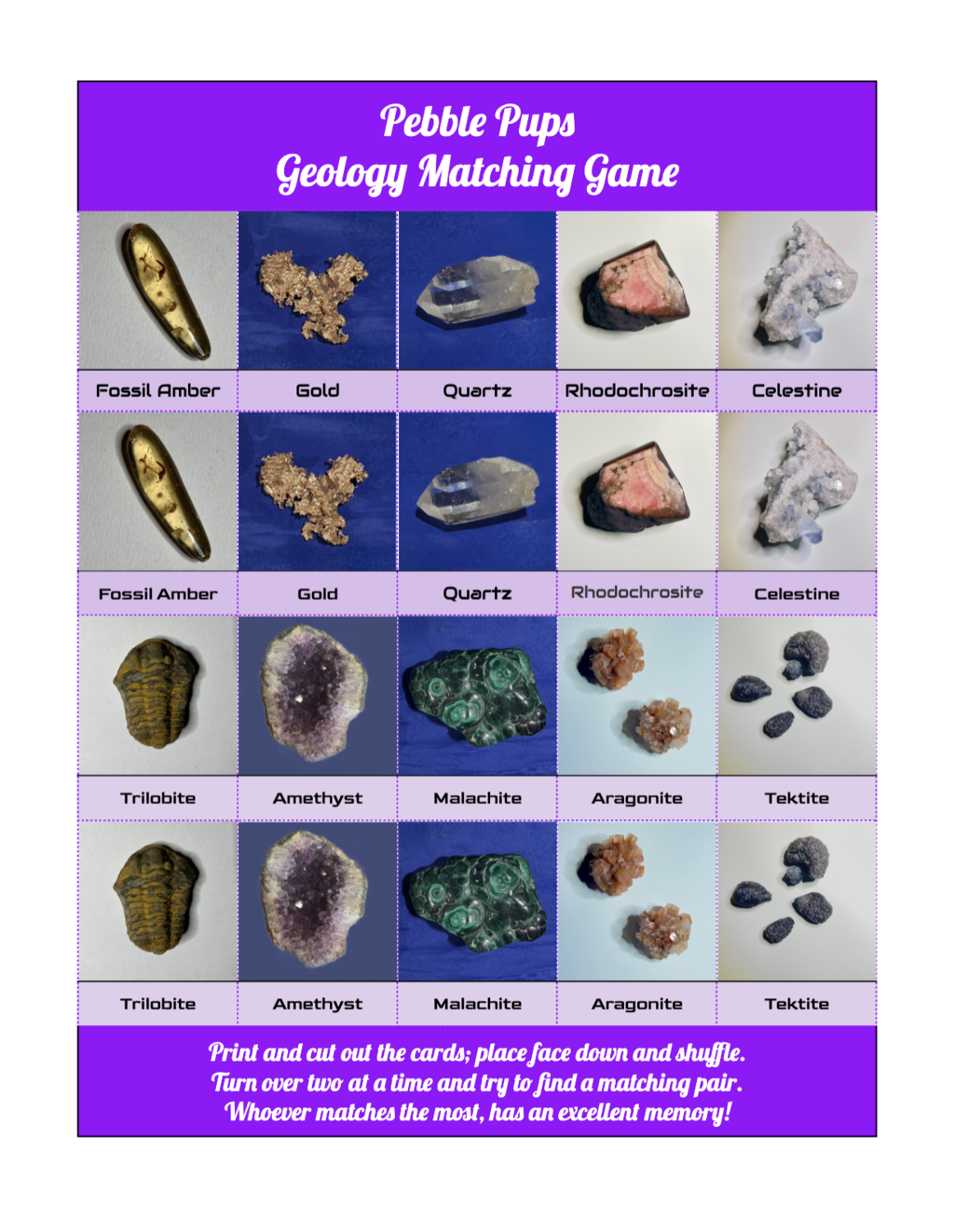 Thumbnail of a memory matching game