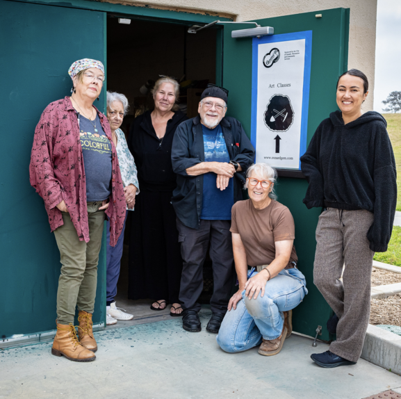 Group of OGMS members at the Durley Workshop